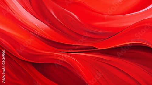 Dynamic abstract background featuring vibrant red waves.