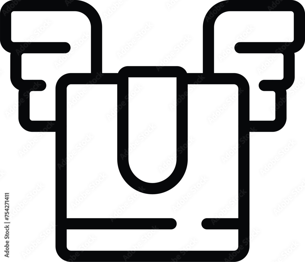 Gift fast delivery icon outline vector. Package dispatch service. Postal giftware transpiration Gift fast delivery icon outline vector. Package dispatch service. Postal giftware transpiration