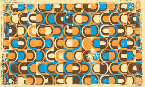 Abstract Old Aged Vintage Retro Aesthetic Background Pattern Nostalgic Art Vector PNG
