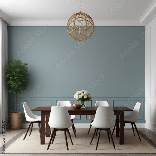 Dinning room interior mock up