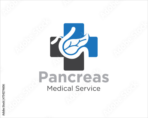 pancreas health logo designs for medical service logo