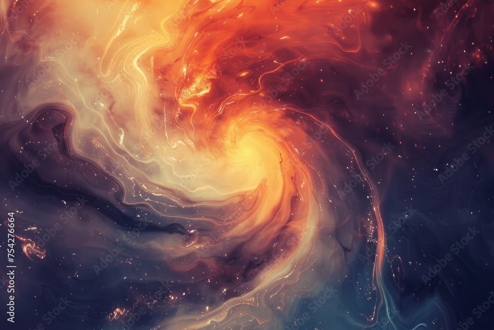 Abstract background resembling swirling galaxies design Abstract background resembling swirling galaxies design