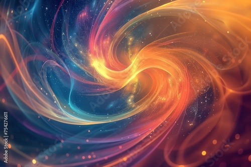 Abstract background resembling swirling galaxies design