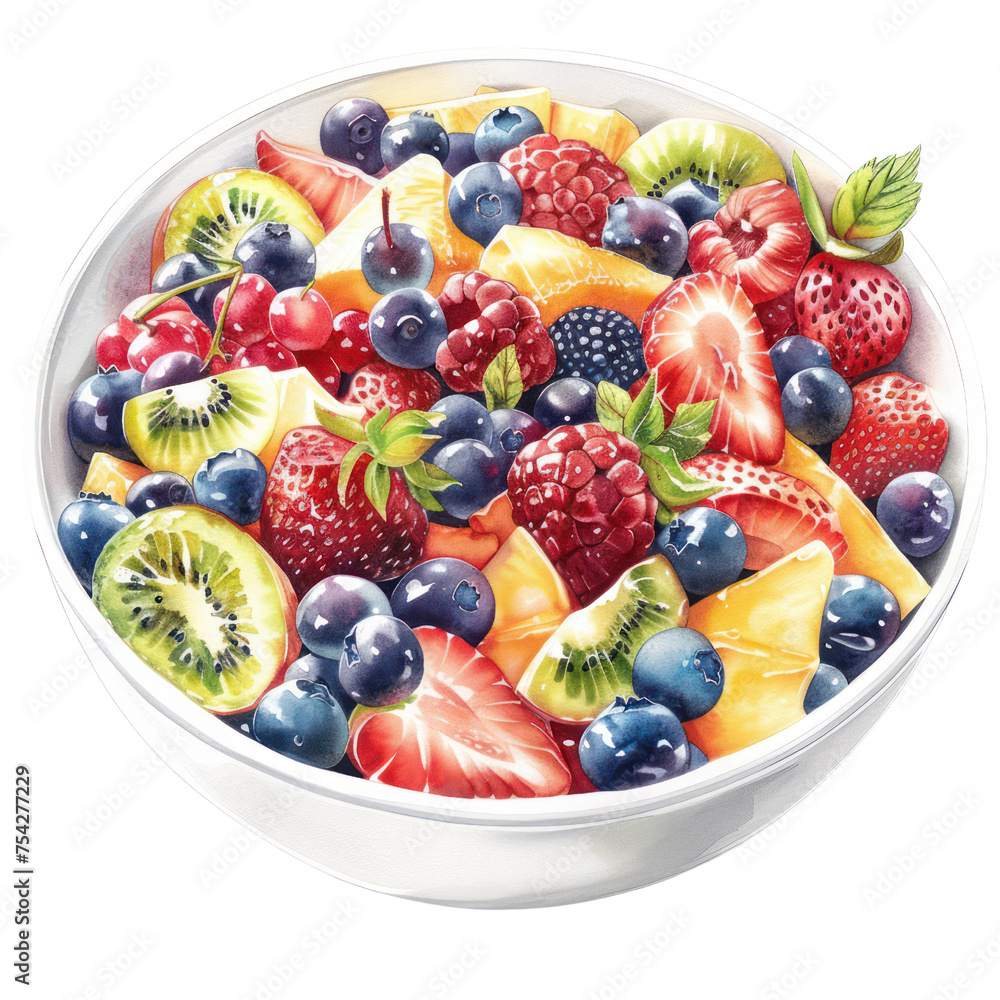 Fruit Salad isolated on white background PNG transparent background. Fruit Salad isolated on white background PNG transparent background.