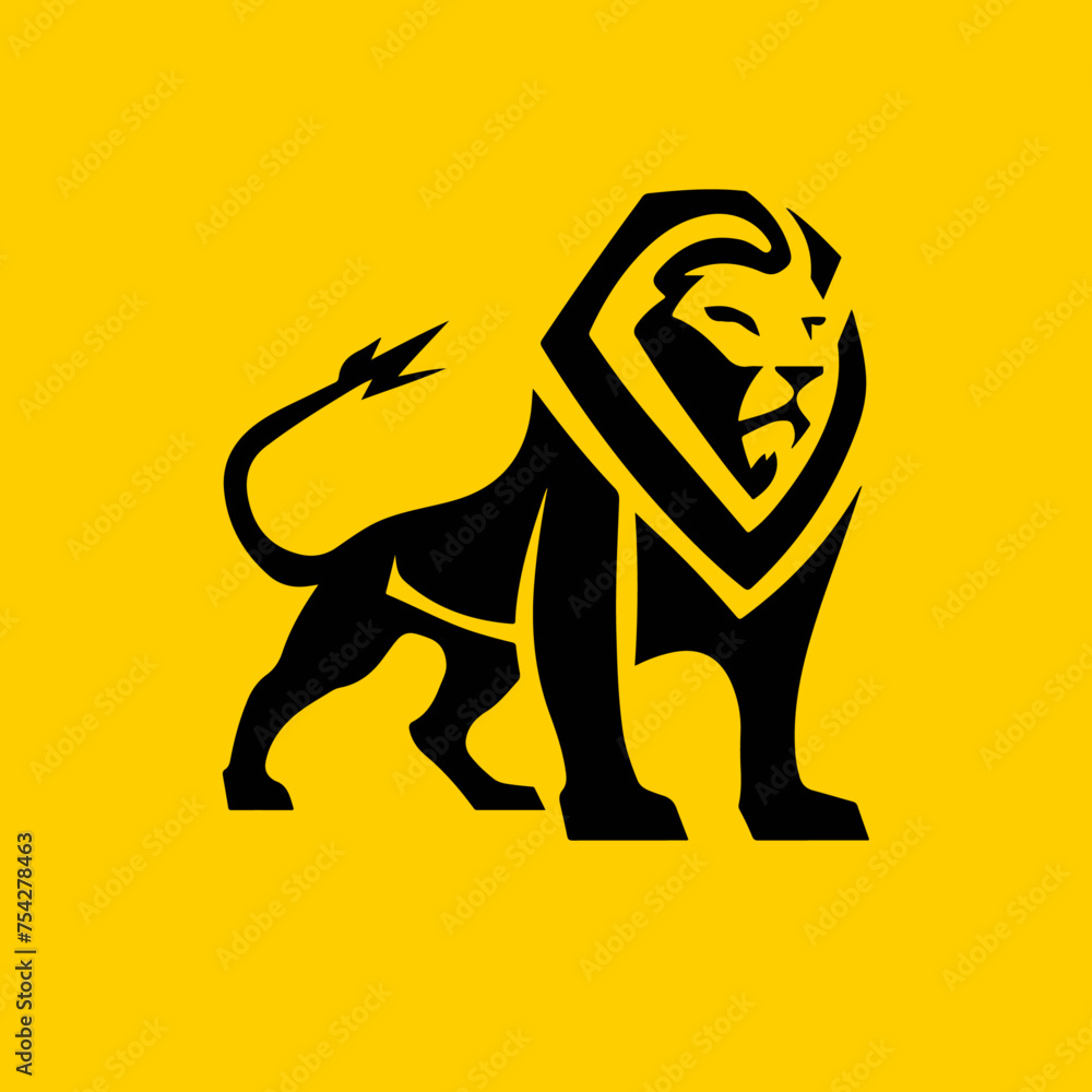 Fototapeta premium lion logo design, logos, symbols 