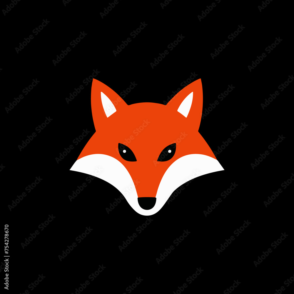 Obraz premium fox logo design, logos