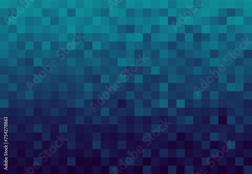 Abstract mosaic dark background. Censor pixel bar in black color. Blurry pixelated rectangle. Vector illustration.