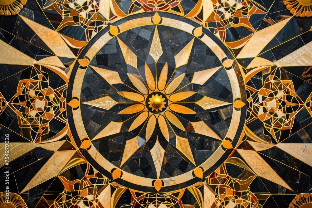 Mesmerizing patterns reminiscent of kaleidoscope Mesmerizing patterns reminiscent of kaleidoscope