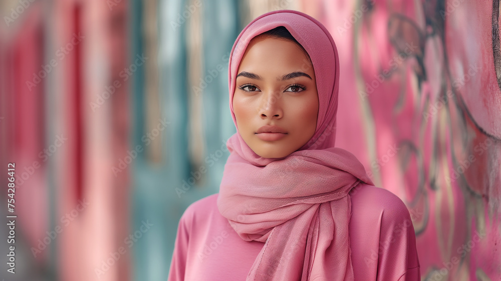 portrait of a woman in scarf and hijab portrait of a woman in scarf and hijab