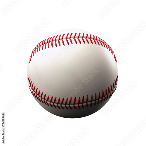 baseball ball isolated on white