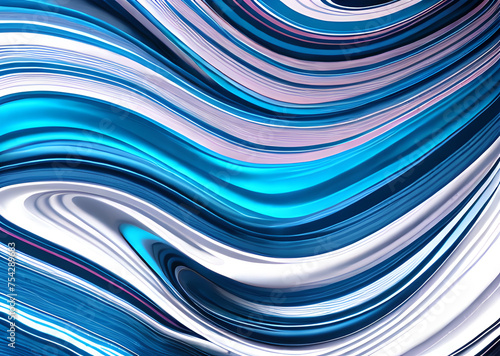 Colorful flowing spiral liquid waves background wallpaper,mixed gradient color abstract high definition and high definition,Generative AI 