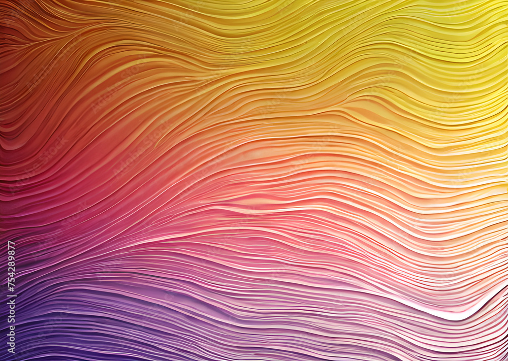 Colorful flowing spiral liquid waves background wallpaper,mixed gradient color abstract high definition and high definition,Generative AI	