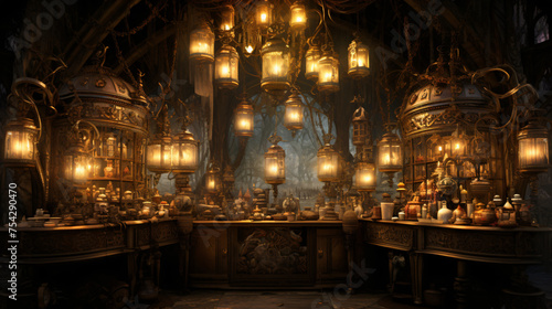Magical Marketplace Peddlers Offer Enchanted Wares ..