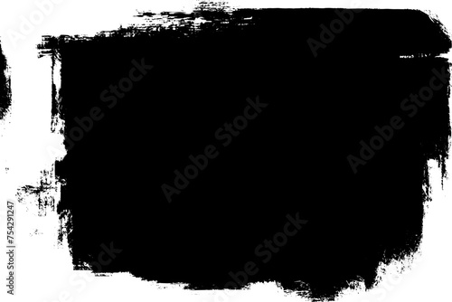 Creative black and white mask  in grunge style for design universal use