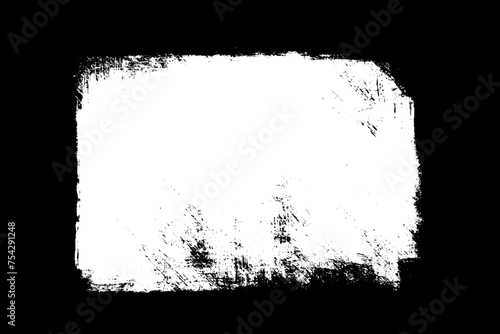 Artistic black and white. Creative element for design universal use in grunge style