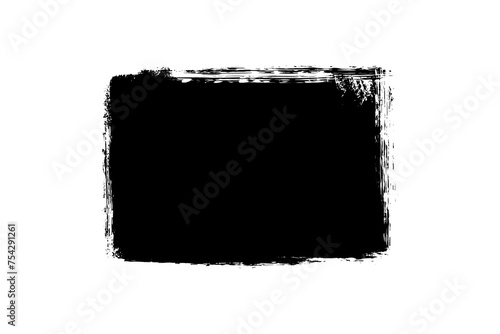 Black and white frame. Element for design universal use in grunge style
