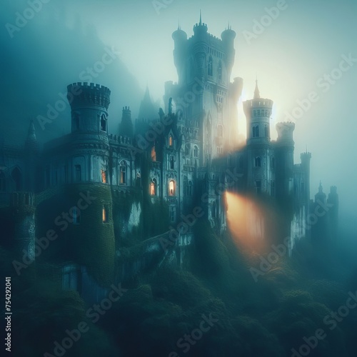Fogbound Fortress: Where Legends Linger