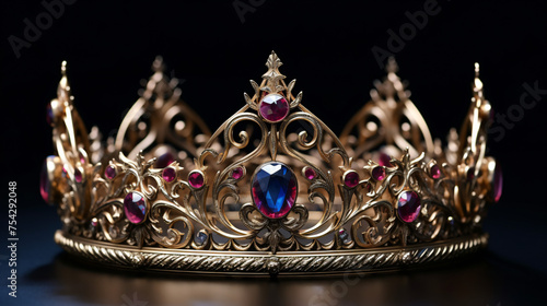 Medieval Crown Regal Crown with Jeweled Accents ..