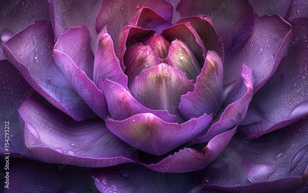 Obraz premium Capturing the Splendor of an Artichoke Flower Through Macro Photography