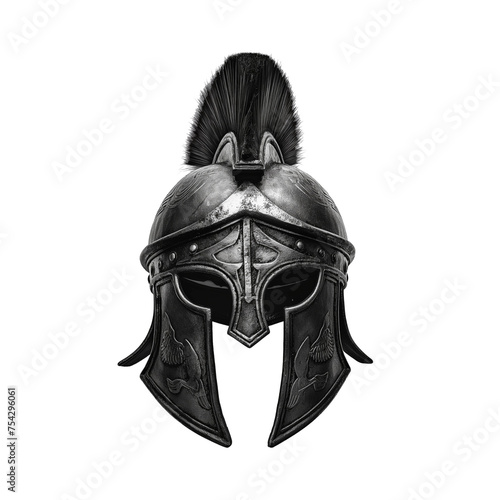 Obraz na płótnie medieval knight helmet isolated