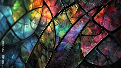 colorful stained glass window