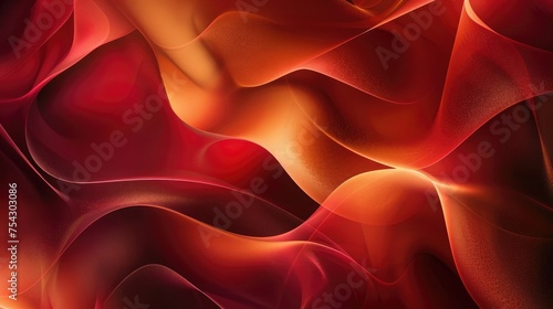 Fiery red brown burnt orange copper black abstract background. Geometric shape. Color gradient.