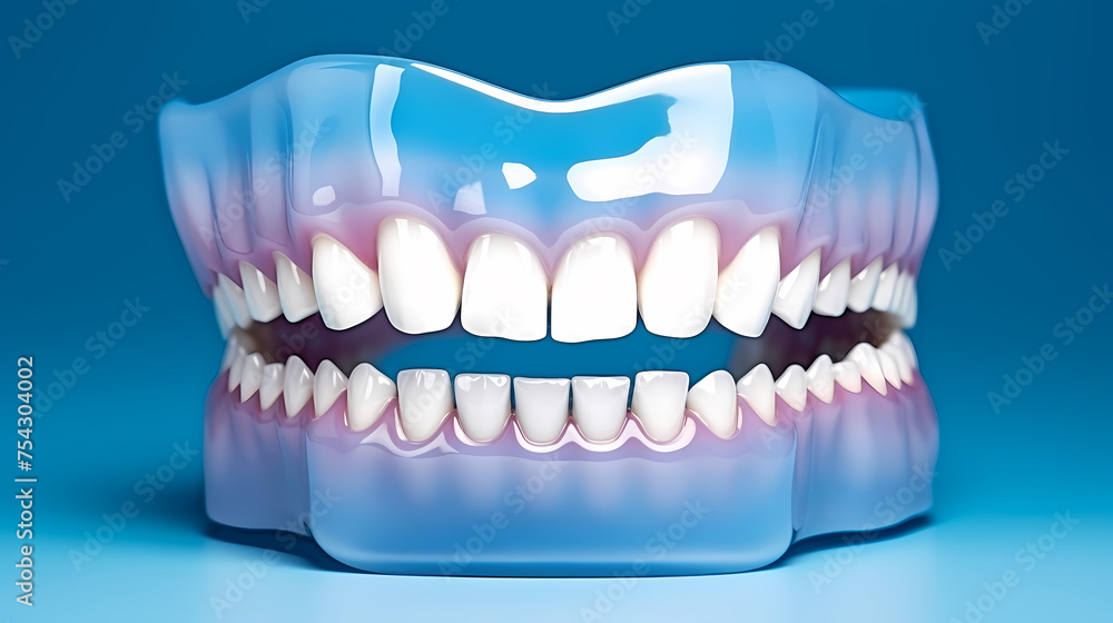 Obraz premium Dentistry, demonstrating potential advances in dental science and research