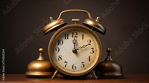 Retro Alarm Clock Oldfashioned Alarm Clock