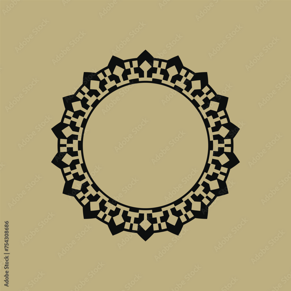 modern ornamental circle frame border decorative pattern modern ornamental circle frame border decorative pattern