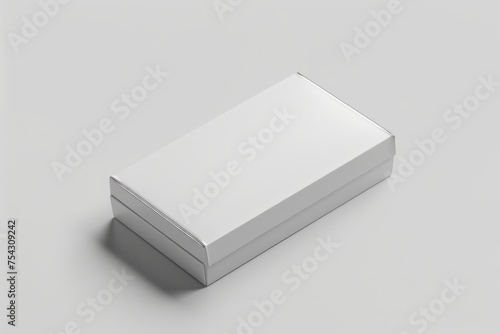 white cardboard box for a gift. ai generated © dark_blade
