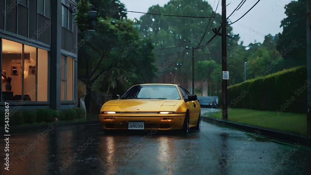 Obraz premium rainy day