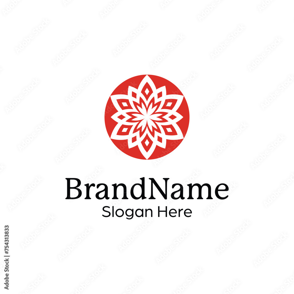 elegant and modern ornamental decorative pattern mandala logo elegant and modern ornamental decorative pattern mandala logo