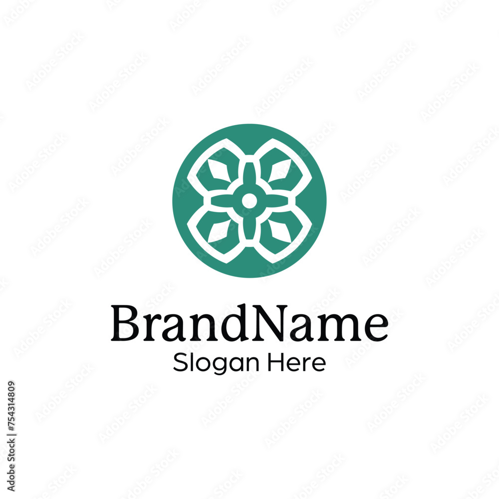 elegant and modern ornamental decorative pattern mandala logo elegant and modern ornamental decorative pattern mandala logo
