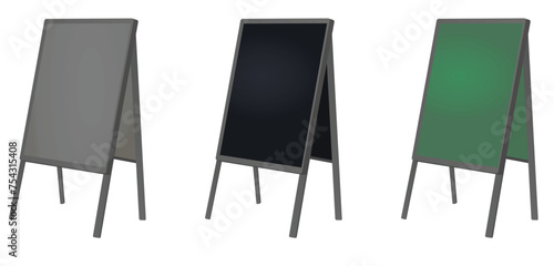 Promo blank panel. vector illustration
