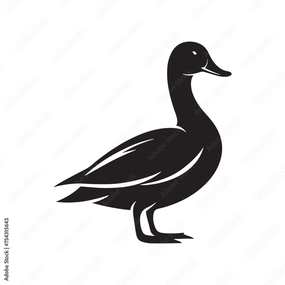 Quack Shadows: Vector Duck Silhouette Collection for Nature Designs, Waterfowl Illustrations, and Wetland-themed Artwork. Quack Shadows: Vector Duck Silhouette Collection for Nature Designs, Waterfowl Illustrations, and Wetland-themed Artwork.