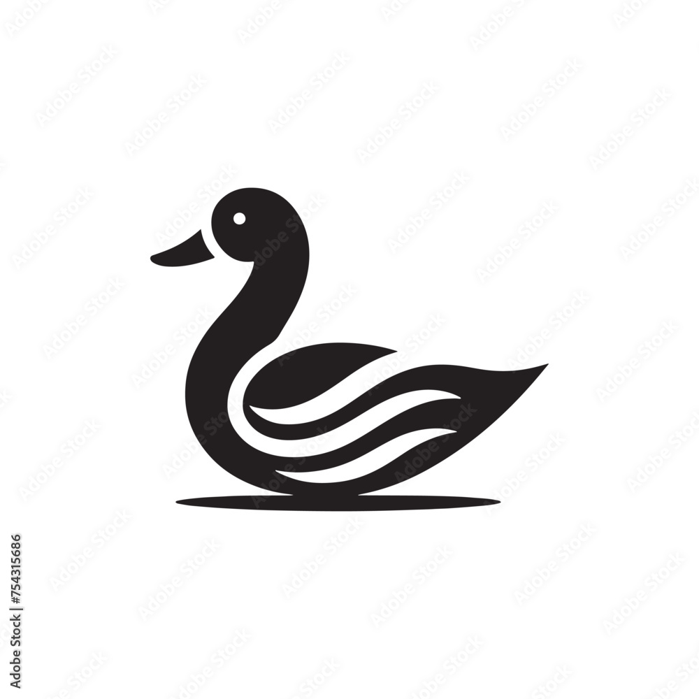 Quack Shadows: Vector Duck Silhouette Collection for Nature Designs, Waterfowl Illustrations, and Wetland-themed Artwork. Quack Shadows: Vector Duck Silhouette Collection for Nature Designs, Waterfowl Illustrations, and Wetland-themed Artwork.