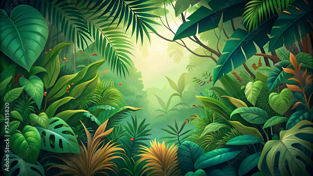 Beautiful jungle background 1 Beautiful jungle background 1