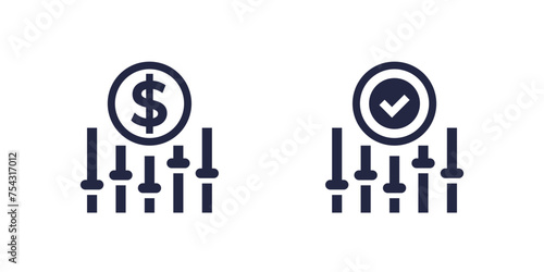 dynamic pricing, flexible price icons