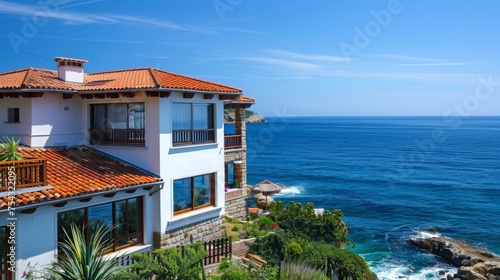 madeira hotel ocean view summer vacation blue sky tour coastline tourism balcony view,Coral reef blur defocus abstract background images © samar