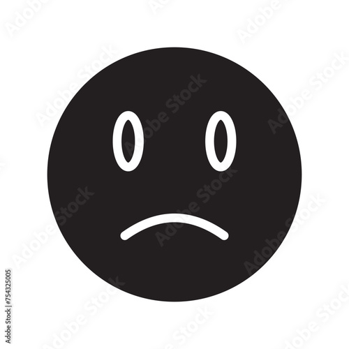 linear emoticon set, emoji face collection, expression icon vector illustration
