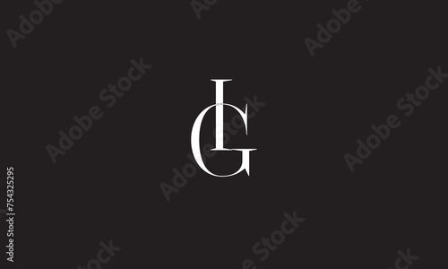  IG, GI, I, G Abstract Letters Logo Monogram