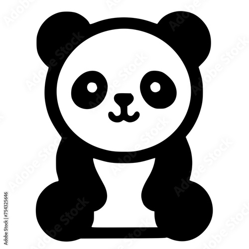 Fototapeta Naklejka Na Ścianę i Meble -  panda bear cartoon