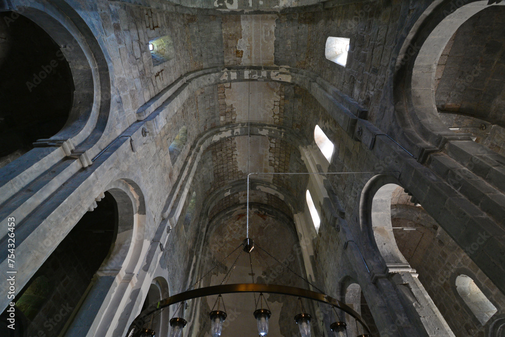 Barhal Church, located in Yusufeli, Artvin, Turkey, was built by the Georgian King in the 10th century.