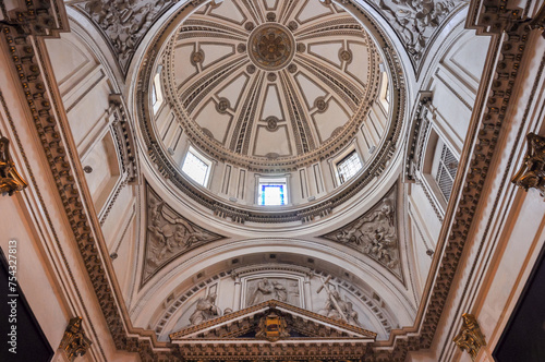 Interiors of Valencia cathedral, Spain