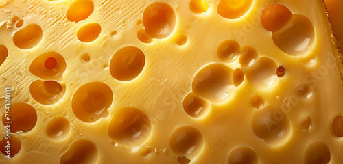 swiss cheese close up