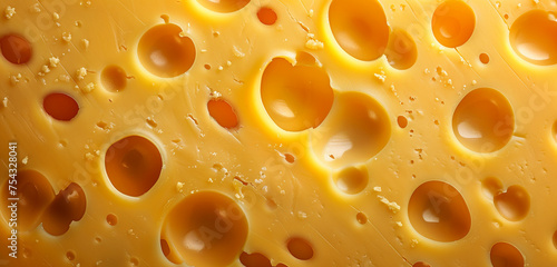 swiss cheese close up