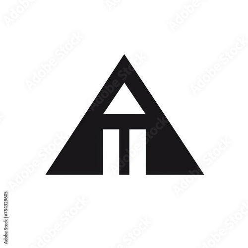 Free Download house black icon on a white background in minimalism сreated with Generative Ai - GFXLoad