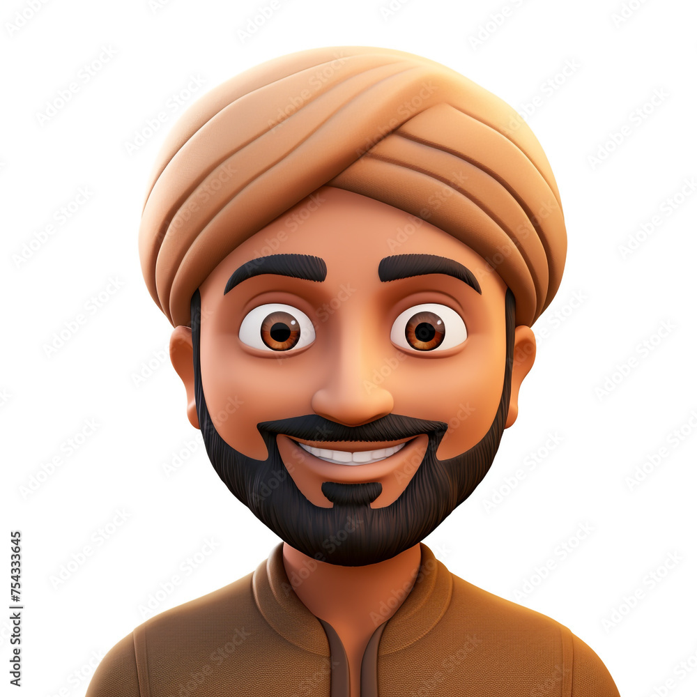 memoji happy indian man сreated with Generative Ai memoji happy indian man сreated with Generative Ai