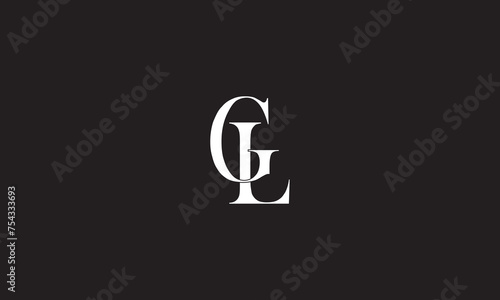 GL, LG , L, G Abstract Letters Logo Monogram