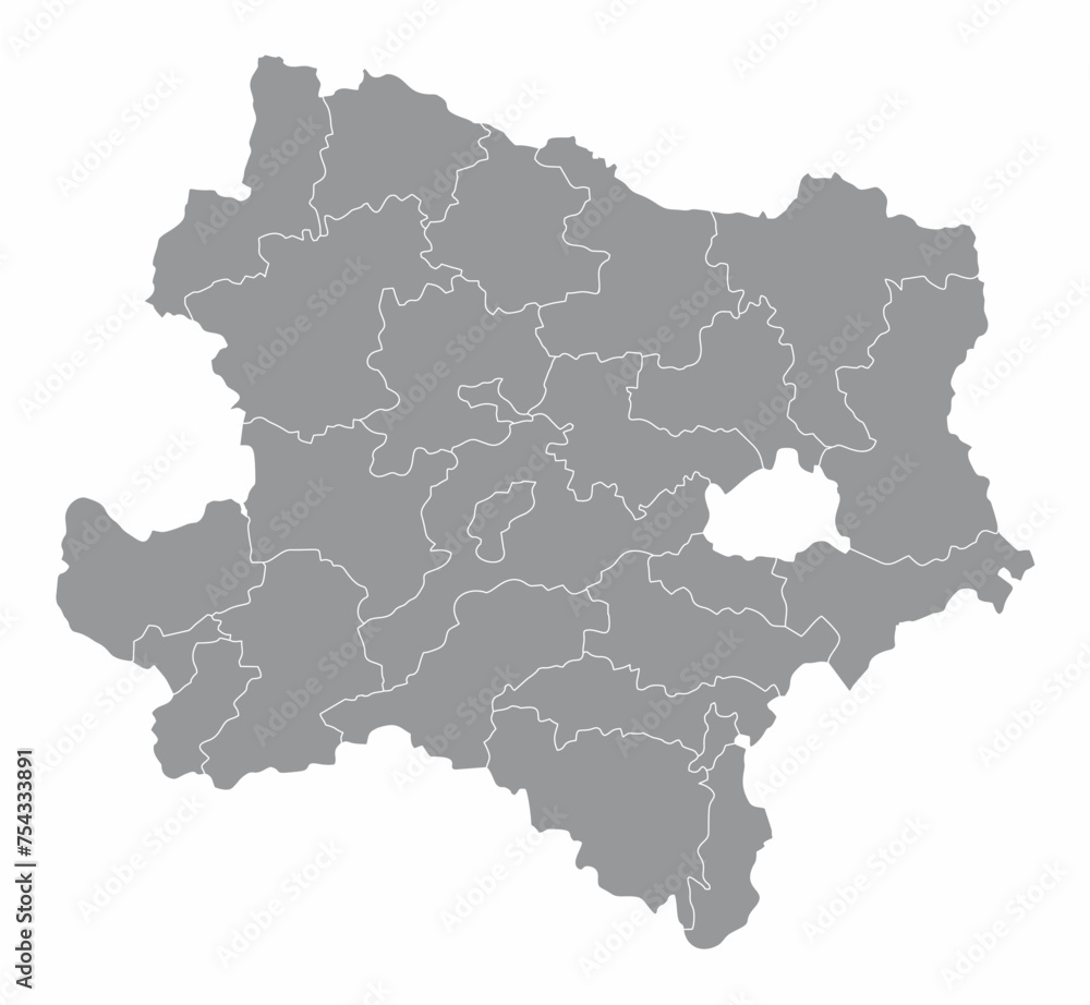 Lower Austria administrative map